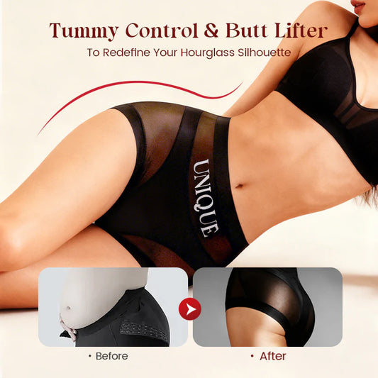 Leak Proof Women's Breathable Shorts Tummy Control Underwear (Pack of 5)