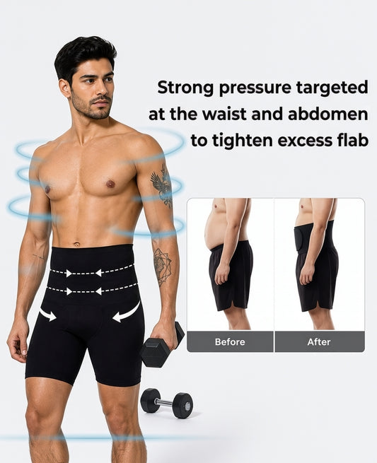 Men's High-Compression Body Shaper Shorts (BUY 1 GET 1 FREE)