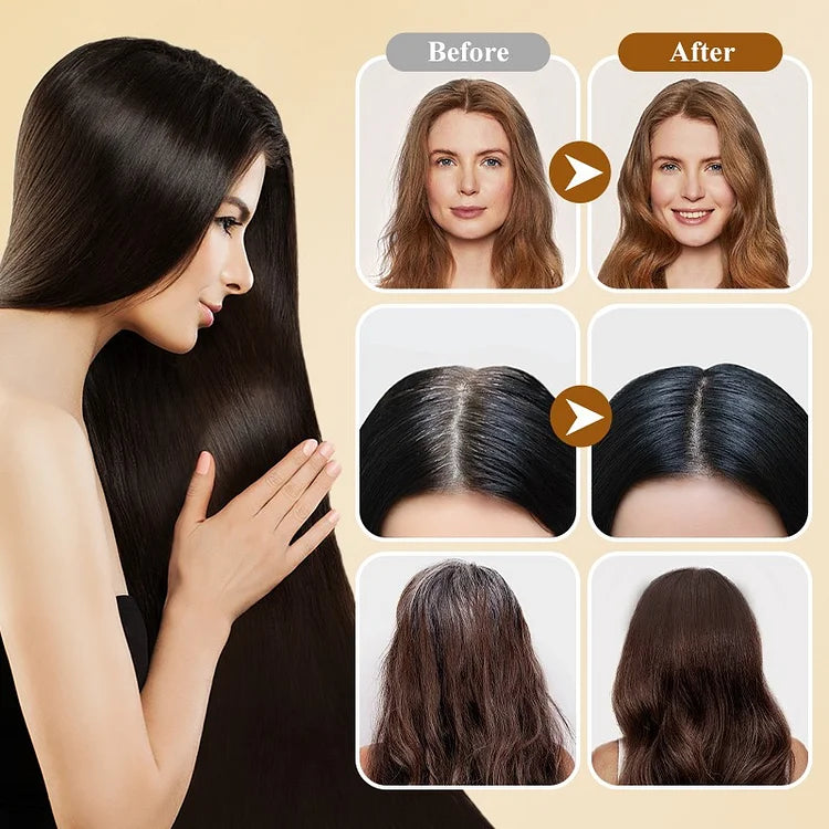 Long Lasting Natural Hair Dye Shampoo (Pack of 4)
